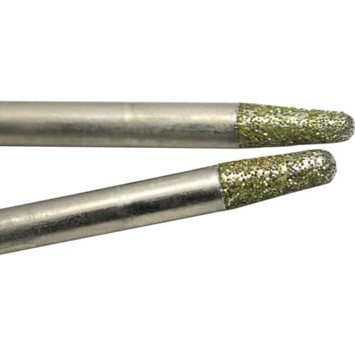 1pc 10*10mm cnc router Electroplated diamond stone carving tool stone engraving machine cutter stone cutting bits