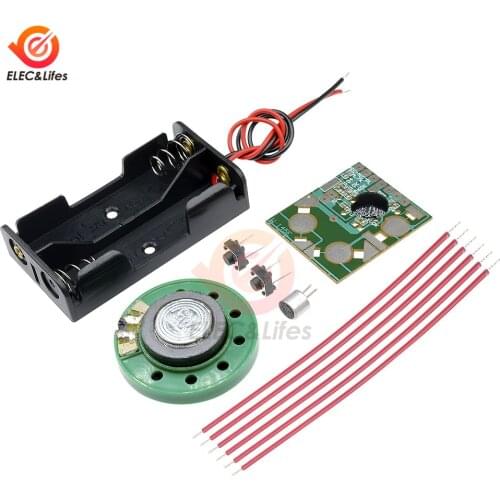ISD1806B Micro 6 Second Recording IC Module DIY kit For Record+Play Sound For Voice Recorder Amplifier Greeting Card Recording