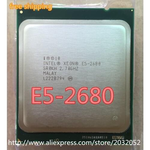Lntel Xeon E5 2680 E5-2680 8-CORE 2.7GHZ/20MB/L3/130W CACHE 8GT/S QPI SOCKET FCLGA-2011