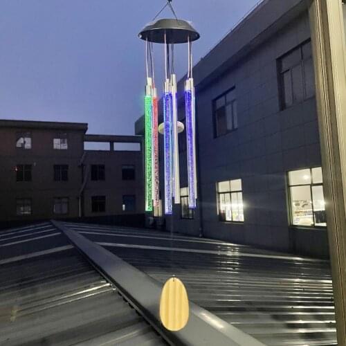 Multicolor Great Decorative LED Wind Chime Light Lightweight LED Wind Bell Energy-saving for Yard