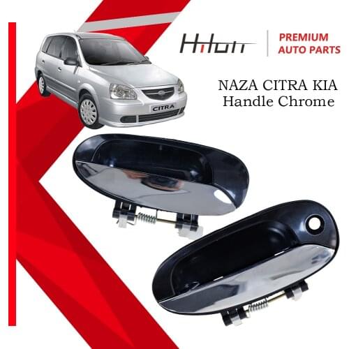Car Exterior Door Handle Chrome Rear Front Black for Kia Carens