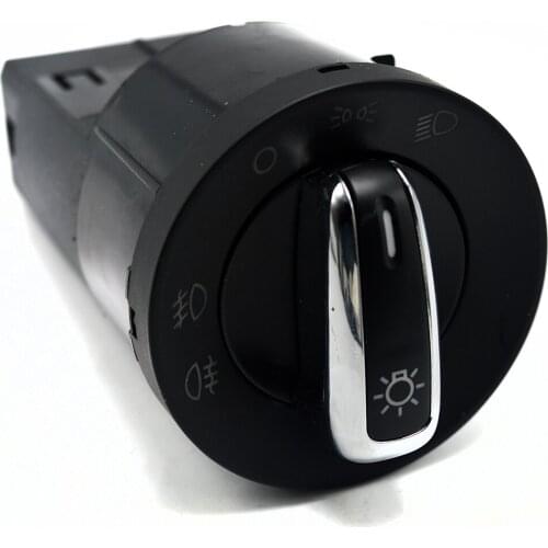 New Chrome headlight switch for AUDI A4 8E B6 6RD 941 531 / 6RD941531 could be modified to fit other VAG vehicle
