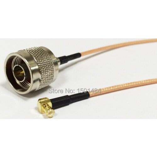 New N Male Plug Switch MCX Male Right Angle pigtail cable RG316 Wholesale Fast Ship 15CM 6" for wireless card