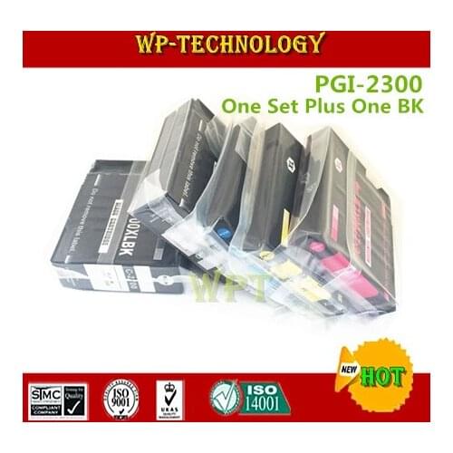 One Set Plus One BK Compatible ink cartridges suit for PGI-2300 xl , PGI2300xl suit for Canon MAXIFY iB4020 MB5020 MB5320