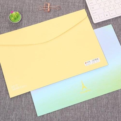 DL Korean stationery papery A4 file bag and students office folder file bag Wholesale price office & school stationery