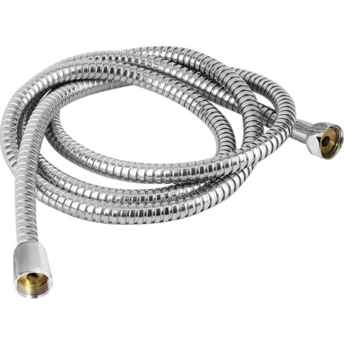Durable High Quality Stainless Steel Chrome Bathroom Water Head Shower Head Pipe Tool 1m/1.5m/ 2m Flexible Shower Hose