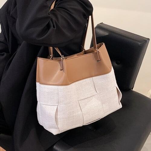 Luxury Brand Designer Large Capacity Totes Shoulder Bags for Women Purses Handbags 2021 New Fashion Big Canvas Shopping Bags