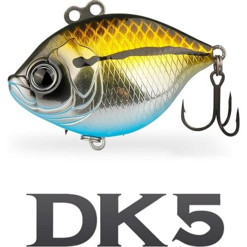 Lurefans DK5 Fishing Lure 55mm 18g Sinking Wobbler Vib New Double Action Swimming Design For Trout Pike Perch Bass