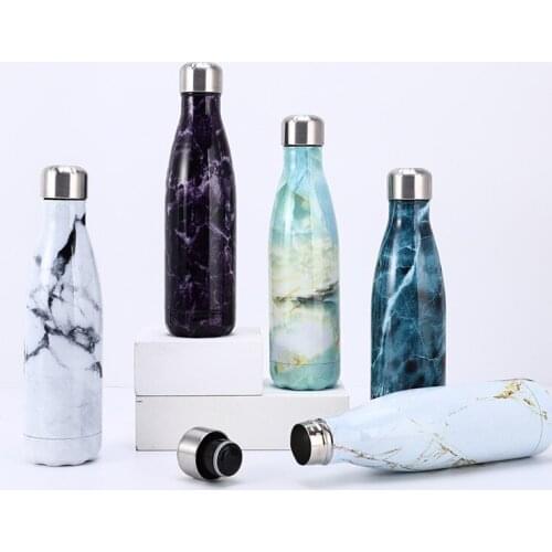 Large-capacity outdoor stainless steel starry sky map vacuum cup sports kettle