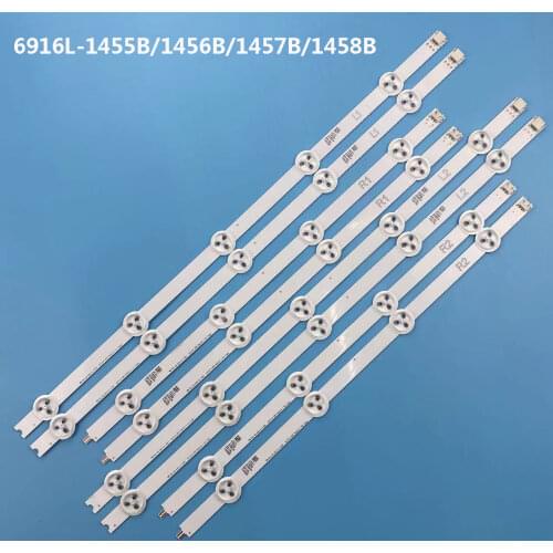 8 PCS LED Backlight strip For TOSHIBA 42L6453DB 42PFH5209 42PFT6309 6916l-1455B 1456B 1457B 1458B 6916L-1588A 1589A 1590A 1591A