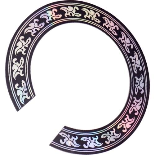 Tooyful Finest 1pc 38 39inch Acoustic Guitar Sound Hole Decal Sticker Musical Instrument Accessory