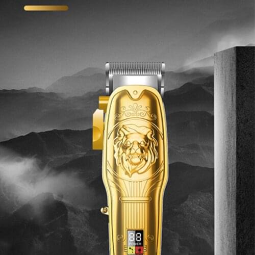 Kemei KM-TX2+PG Metal body Barber Clipper Hair Trimmer Electric Shaver Trimmer for Men Mower Hair Cutting Machine Beard Trimmer
