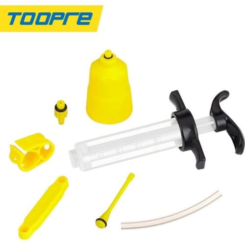TOOPRE MTB Bicycle Hydraulic Disc Brake Oil Mineral Bleed Kits For SHIMANO, MAGURA, TEKTRO, SRAM Series MTB Brake Repair Tool
