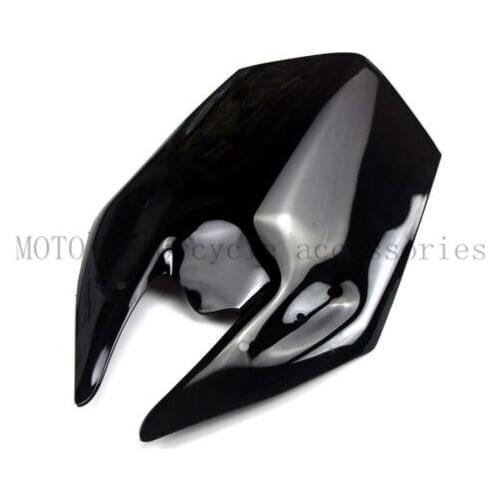 Black ABS Motorcycle Windscreens/Wind Deflectors For Kawasaki Z800 2013 2014 Motorbike Windshield