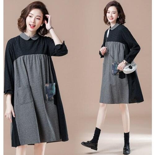 Women Dresses Linen Dress 2021 Spring Womens Clothing Loose Linen Dress Vestido De Mujer Femme Robe