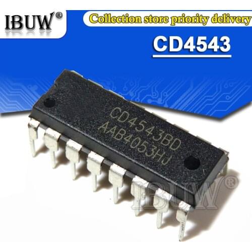 100PCS CD4543BD CD4543BE DIP16 CD4543 DIP-16 DIP