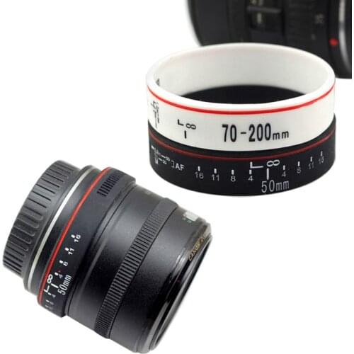100pcs New Silicone Camera Lens Wristband Photographer Band Bracelet for Canon Camera Photo Studio Accessories Unisex