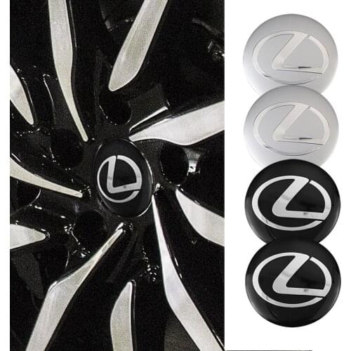Car Wheel Center Cover Decoration Stickers Hub Caps Decals For Lexus IS250 IS200 CT200h GS300 LS430 RX450h LX570 IS300 ES RX LS