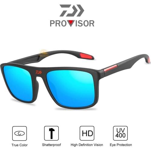 DAIWA Vintage Fishing Sun Sunglasses Fashionable Men Driving Polarized Sunglasses Daiwa Outdoor Leisure Sunglasses