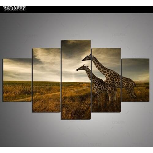 HD print olieverf Film modulaire foto Scenery poster kind room decor woondecoratie 5 stks canvas art z573