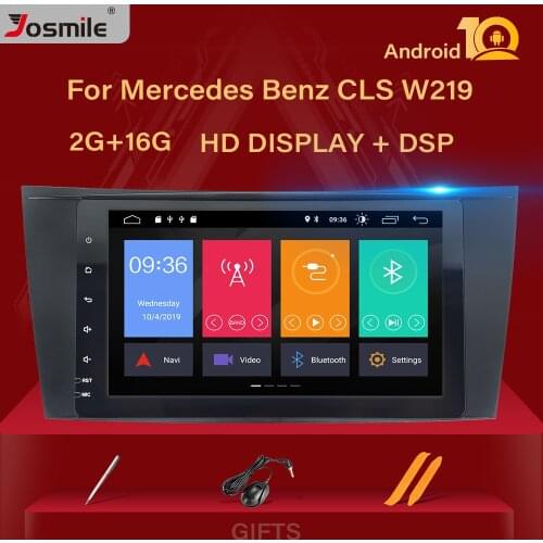 IPS Android 10 Car Radio GPS For Mercedes BenzE-class W211 E200 E220 E300 E350 E240 E280 CLS CLASS W219 Multimedia Stereo Audio