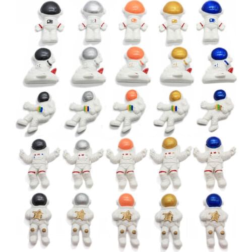 Cartoon Astronaut Flatback Resin Cabochons Embellishments Craft DIY Phone Decoration Hair Accessories