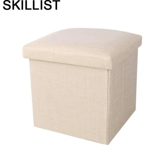 Room Krukje Fauteuil Gonflable Escalera Toilet Stool Pouffe Ottoman Change Shoes Pouf Kids Furniture Taburete Storage Chair