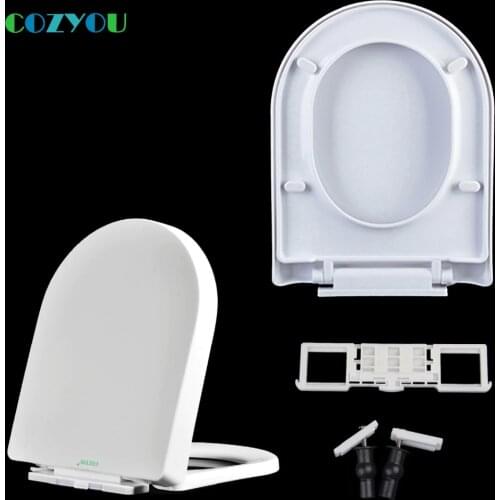 U type Toilet seat set PP soft Close Quick Release Easy installation Clean length 445mm to 492mm,width 360mm to 380mm GBP17295PU