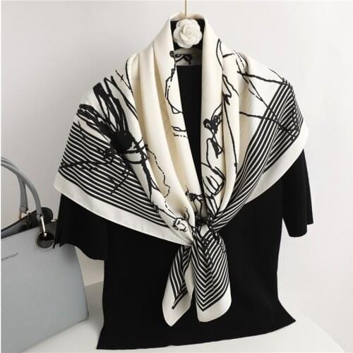 Simple Twill Square Satin Silk Scarf Women Hijab Bag Warp Headband Ladies Hair Tie Band New Fashion Bandana Foulard 90*90cm