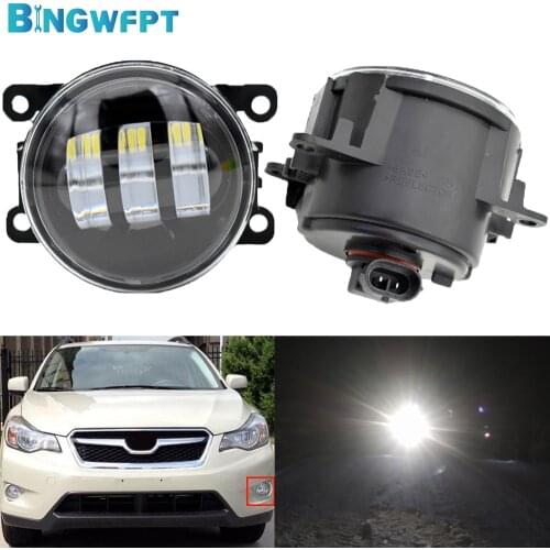 1Pair For Subaru XV Crosstrek 2013-2015 For Subaru Forester 2013-2018 Fog Light Headlights Car H11 LED 12V Fog Lamp DRL
