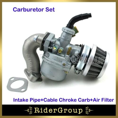 PZ19 Carb 19mm Carburetor Air Filter Intake Pipe Gasket Set For 50cc 70cc 90cc 110cc ATV Quad 4 Taotao Sunl Kazuma Roketa