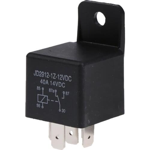 N/O Change Over Changeover 5 Pin Relay 12V Volt DC 40 AMP with Bracket