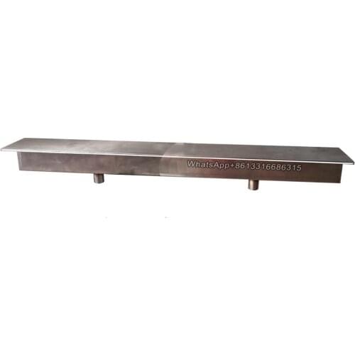 Most popular outdoor water cascade swimming pool spa waterfall/Outdoor 304 stainless steel water spillway fountain