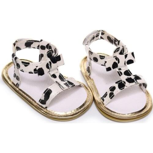 Baby Girls SandalsBright PU Breathable Shoes Toddler Shoes First Walkers Infant Rubber Sole Anit-slip Summer Shoes