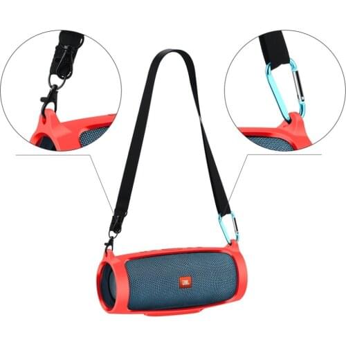 100% Brand New Silica Gel Travel Silicone Bag Cover Case for JBL Charge 4 Chareg4 Portable Waterproof Wireless Bluetooth Speaker