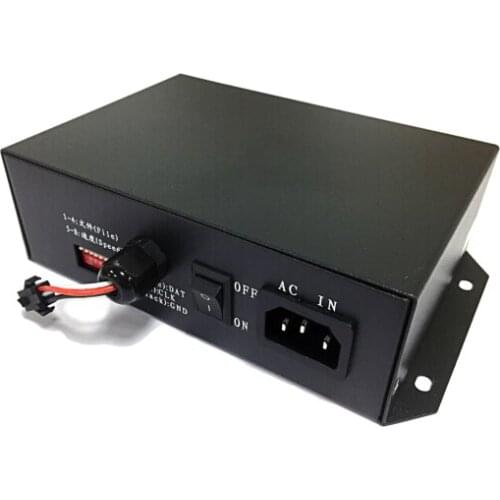 T-1000 AC synchronous SD card LED pixel controller;off-line;WS2811/P9813/WS2813 one port output;2048 pixels controller