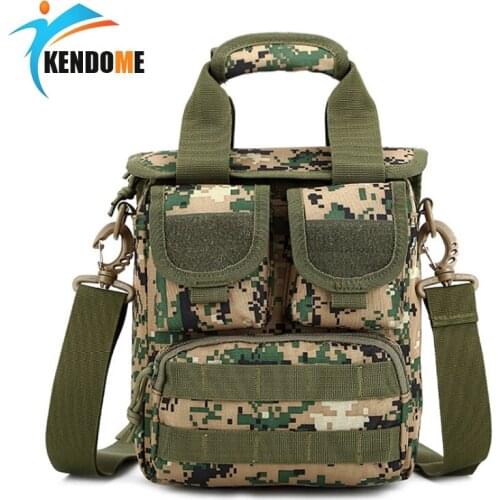 High Quality Mens Messenger Waterproof Multi-function Canvas Crossbody Bag Military Army Outdoor Shoulder Bag Travel Bags