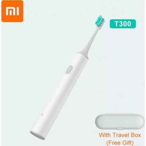 Xiaomi Mijia Sonic Electric Toothbrush T300 High Frequency Vibration Rust-free Brush Head Type-C Charging with Travelling Box