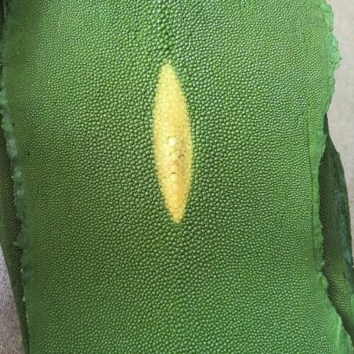 1pcs Thailand Multi Color Pearl fish skin material whole devil fish skin DIY wallet strap short leather clip material 10X25cm