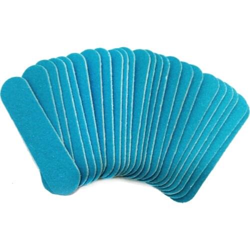 100Pcs Sanding Nail File Grits 180/240 Straight Edge Stick NailSalon Glitter Tools UV Gel Polisher Tool by Free Gift or DIY Tool