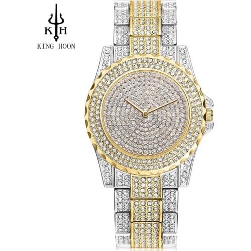 2016 New Arrival Luxury Women Watches Rhinestone Crystal Wristwatch Lady Dress Watch Mens Luxury Analog Quartz Watches Relogio