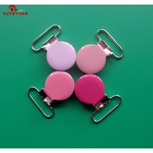 2018 Chupetas Sutoyuen 150pcs Round Pacifier Clip Suspender Clips Mitten Fabric Dummy Baby Shower Chain Holder Lead Nickle Free