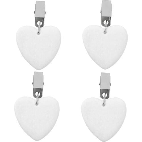 4 Marble Tablecloth Weights Wedding Party Tablecloth Holder Clips Decorative Stone Table Cover Hanger for Picnic Blankets Towels