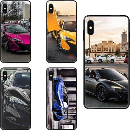Black Soft TPU Cases Capa Cover Personnaliser Mclaren 650s For Huawei Honor Play V10 View Mate 10 20 20X 30 Lite Pro Y3 Y5 Y9