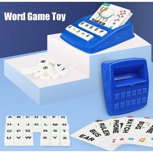 Kids English Word Game Matching Letter Game Spelling Words Teaching Aids Alphabet Learning Educational Toys For Children