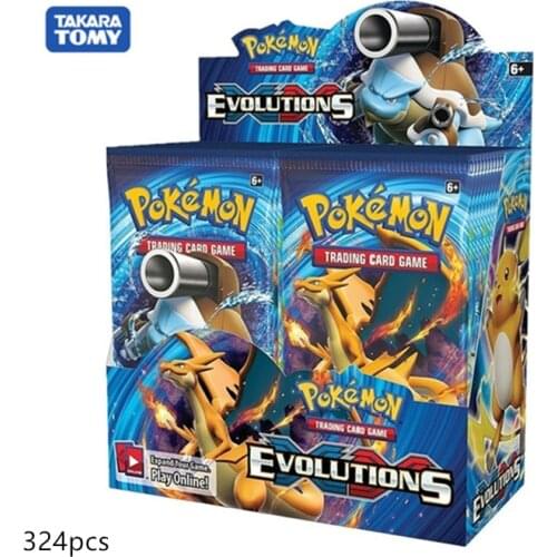 324Pcs/Box Pokemon Cards Newest GX EX Sword&Shield Sun&Moon English Trading Card Shining Game Versions 36 Pack Collection Toys