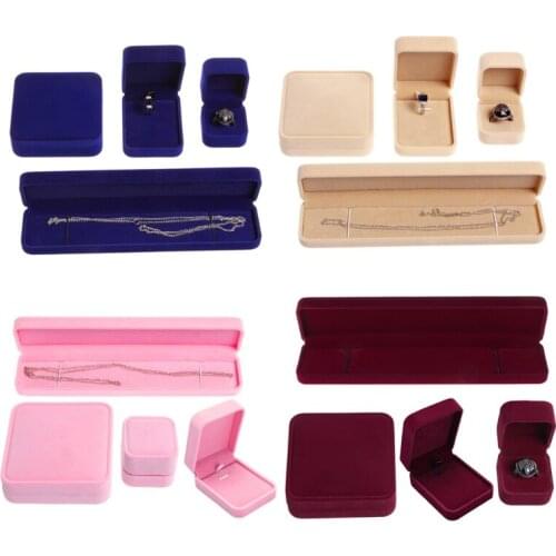 1Pc Jewelry Necklace Storage Box Organizer Display Case