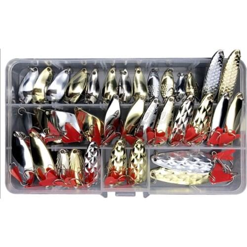 10/25/35 PCS Metal Jig Fishing Lure Set Sequin Ultralight Kit Bait Anti-rust Fishing Tackle Wobblers Artificial Tackle