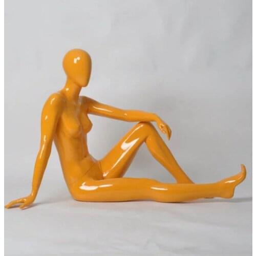 Fashion Style Female Unique Sitting Mannequin Full Body Sitting Model Made In China Hot Sale