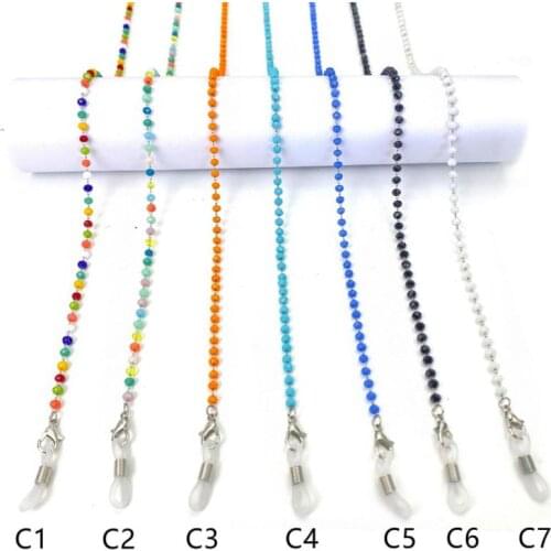 Mask Hanging Rope Glass Necklace Face Mask Lanyard Glasses Holder Chain Extension Non-slip Extension Lanyard With Hooks Dropship